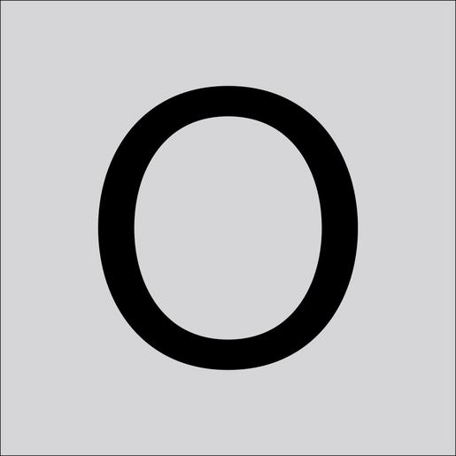 99223.013.O Folienziffer H 120 mm, Großbuchstabe O