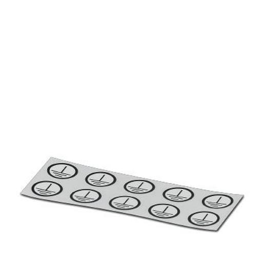 ET-ERDE BOGEN Etikett mit Erdesymbol