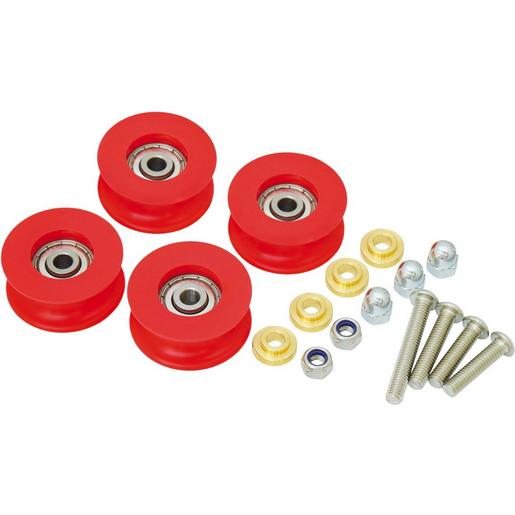 20646 Auslaufrollen (4er Set) Ersatzteil Glasf