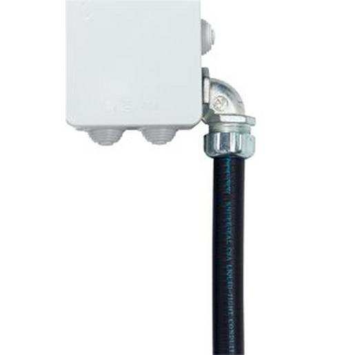 7353 90° - abgewinkelte Metall-Verschraubung,