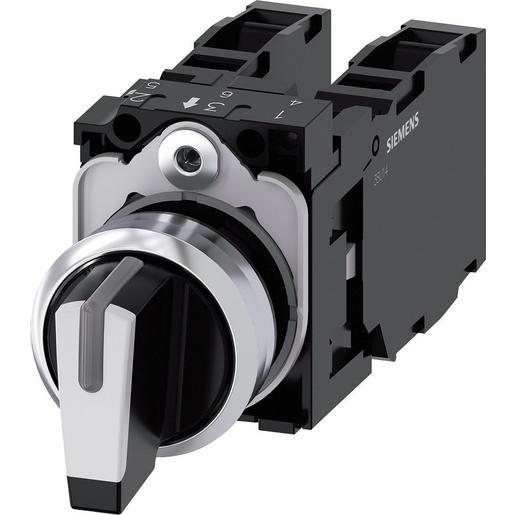 3SU1150-2BL60-1LA0 Knebelschalter, beleuchtbar, 22mm, rund,