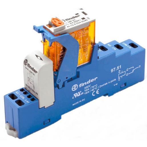 4C.51.8.024.0060 Koppelrelais mit Zugfederklemmen, 1 Wech