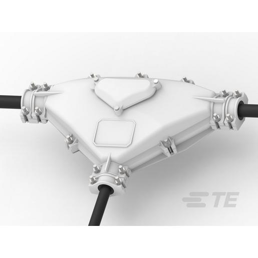 HMY-700-EM Gießharz-90°-Abzweigmuffe 1kV, 4x120-185