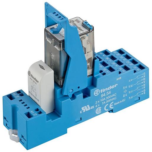 58.54.9.024.5050 Koppelrelais mit Zugfederklemmen, 4 Wech