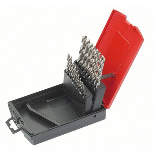 201352 Spiralbohrer-Sortiment, HSS-R, 19-teilig