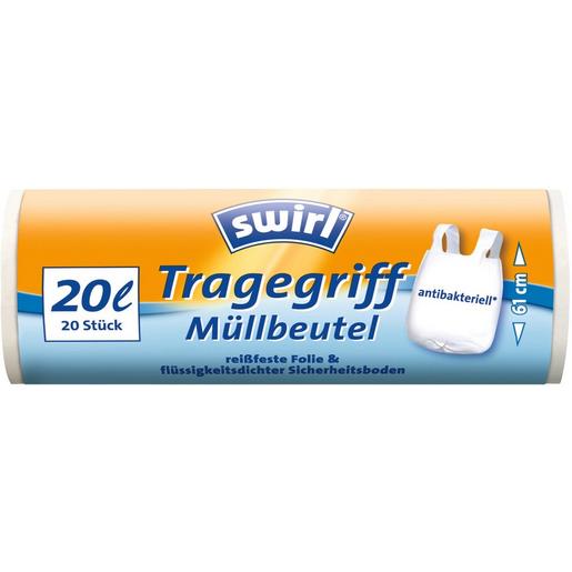 20 l Tragegriff Müllbeutel VPE Swirl® 20 l Tragegriff Müllbeutel, VPE