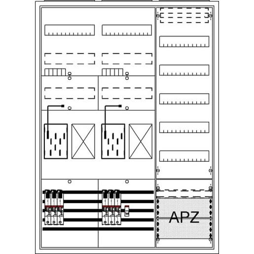 BA37LG4 BA37LG4 Komplettschrank, AP BKE-I, A37 2
