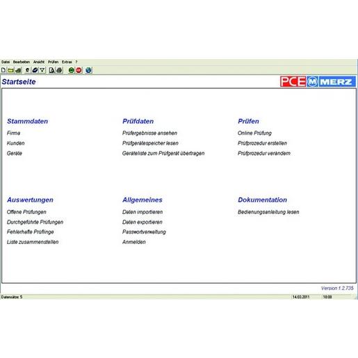 PMKD 2500 PC-S Zubehör Prüftafeln