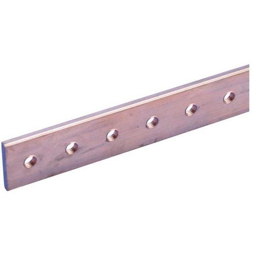 TCB12X5-1M Kupferschiene mit Gewinde, 12 mm x 5 mm