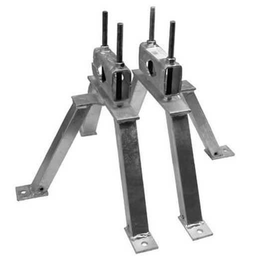 MAHA60500 Mauerhalterung 1x Zwei- 1x Dreibein für