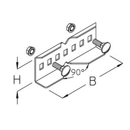 LGVH 60S Horizontalverbinder