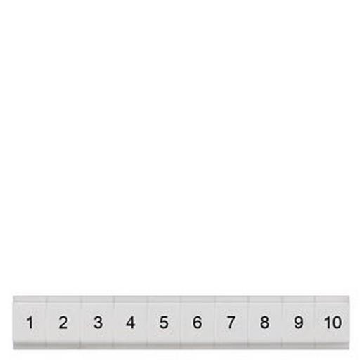 8WH8121-1AB05 Bezeichnungsschild, flach, mit 1-10, ver