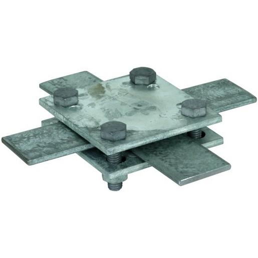 KS FL40 STTZN Kreuzstück St/tZn f. Fl 30-40/30-40mm o.