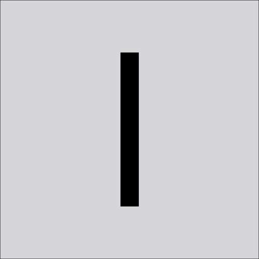 99221.003.L/K Folienziffer H 60 mm, Kleinbuchstabe l