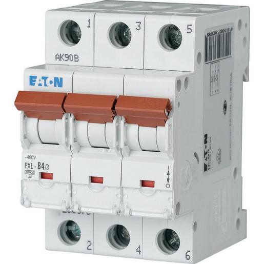 PXL-B4/3 Leitungsschutzschalter, 4 A, 3p, Charakt