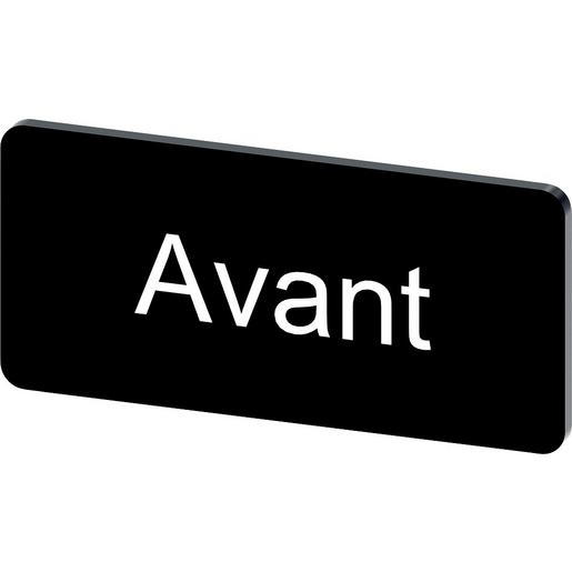 3SU1900-0AC16-0GE0 Bezeichnungsschild 12,5x27mm, Schild sch