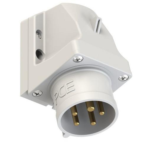 515-1 CEE-Wandgerätestecker 16A 5p 1h IP44