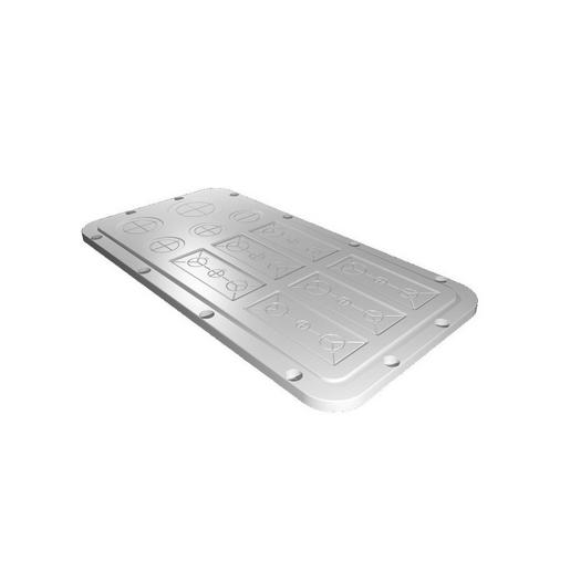 SZ 2567.200 Kunststoff-Flanschplatte, modular, metri