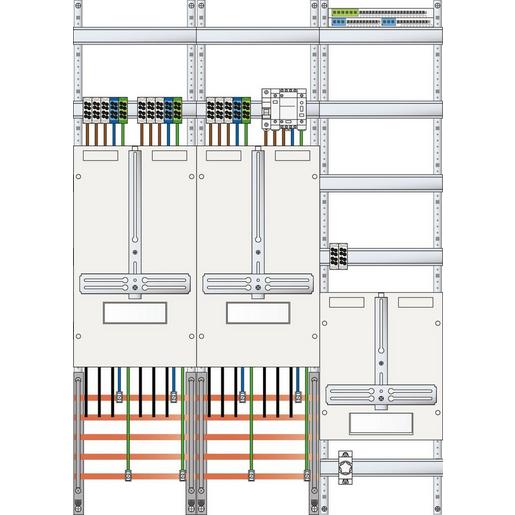 Z37D414N Komplett-Zählerplatz 3Pkt, DREWAG, ENSO