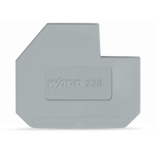 226-120 Abschlussplattefür 400 V, Blechausschni