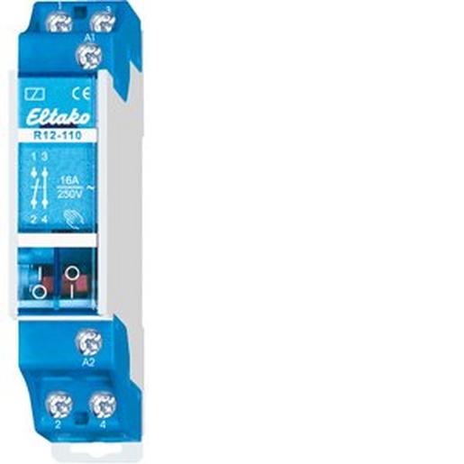 R12-110-12V DC Schaltrelais 12V DC. 1 Schließer + 1 Öff