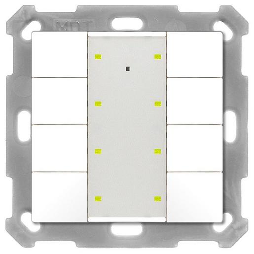 BE-TA55T8.G2 KNX Taster Plus TS 55 8-fach, Reinweiß g