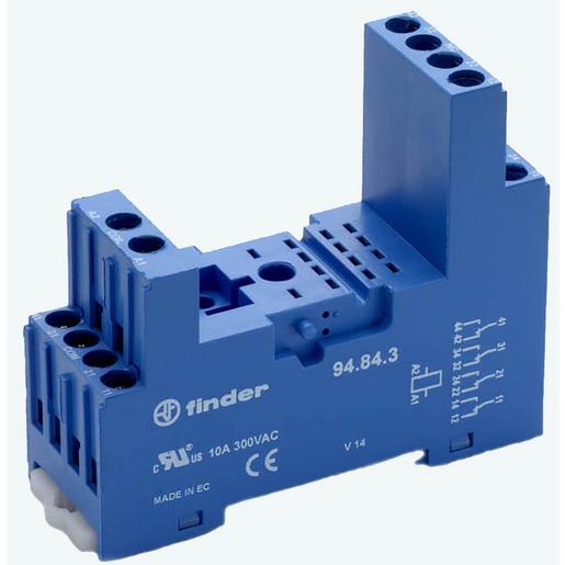 94.84.3 Fassung mit Schraubanschlüssen, für Rela