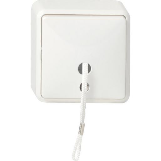 014613 Zugschalter AusWe AP Reinweiß