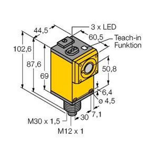 Q45ULIU64ACRQ6 Ultraschallsensor, Reflexionstaster