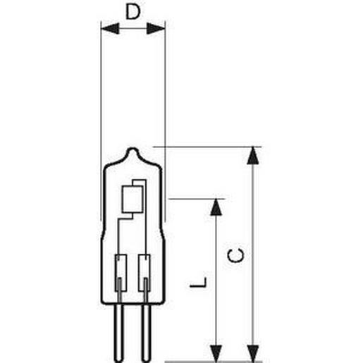 Caps 20W G4 12V Niedervolt Halogenlampe ohne Reflektor