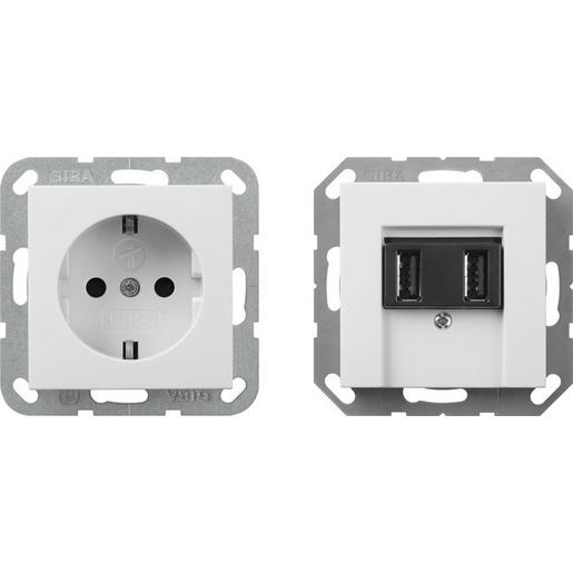 241503 SCHUKO SH USB-Spannungsvers. 2f Typ A/A