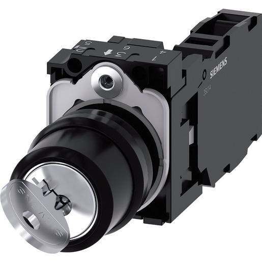 3SU1100-4BF11-1FA0 Schlüsselschalter RONIS, 22mm, rund, Kun