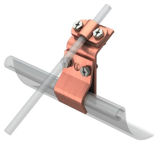 262 ZM Rinnenklemme zweimetall 8mm Stahl tauchf