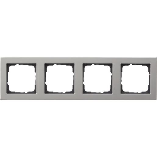 021433 Abdeckrahmen 4f Gira E2 Edelstahl