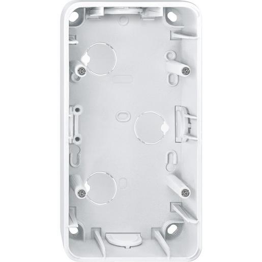 519219 Aufputz-Gehäuse, 2fach, polarweiß glänze