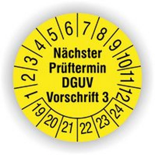 182776 Prüfplakette Nächster Prüftermin DGUV V3