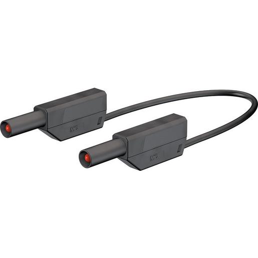 SLK425-E 4mm Sicherheits-Messleitung 25cm schwarz
