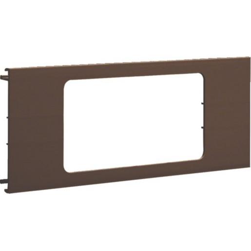 L91228014 Blende 2-fach R7 PVC BR OT 100 braun