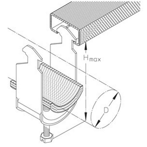 60 H-IW PUK-Schellen,mit Isolierwanne