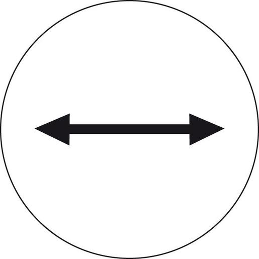 BSRX1135 Schild BSRX1135 mit Standard-Druck