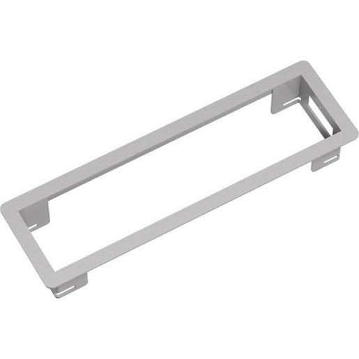 317.000 POWER FRAME Einbaurahmen 3fach weissalum