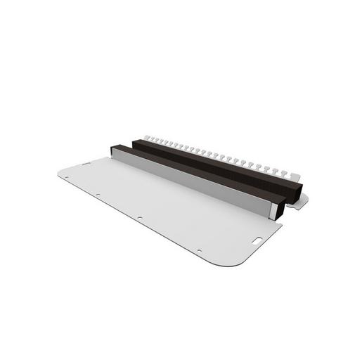 SZ 2567.450 Metall-Flanschplatte zweiteilig, für AX,