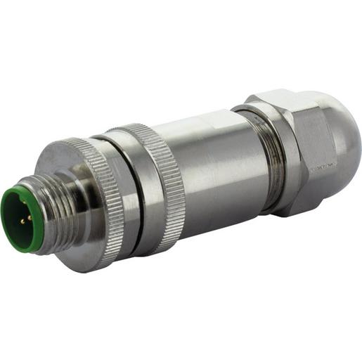 7000-13322-0000000 M12 St. 0° A-kod. Schraubklemmanschluss5