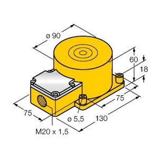 NI50-K90SR-Y1 Induktiver Sensor