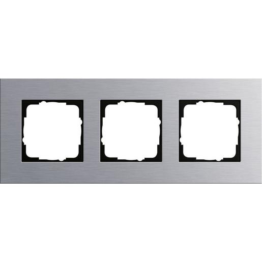 021317 Abdeckrahmen 3f Gira Esprit Aluminium