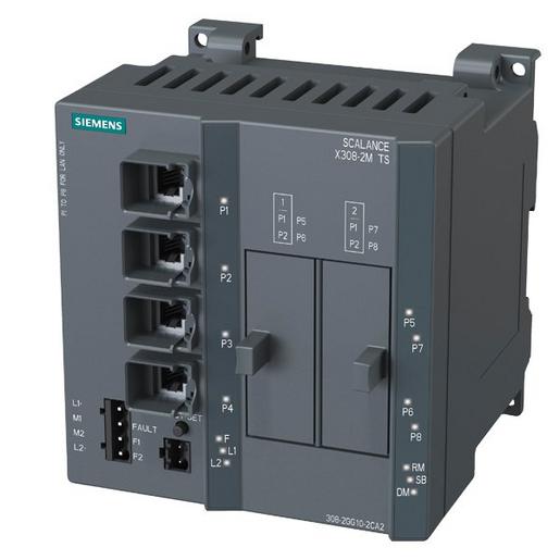6GK5308-2GG10-2CA2 SCALANCE X308-2M TS, managed Layer 2 Swi