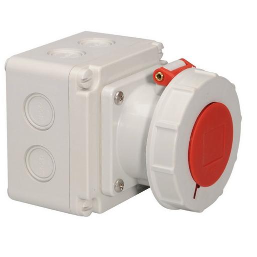 110576 Wandsteckdose QC 32A 5p 400V 6h, IP67