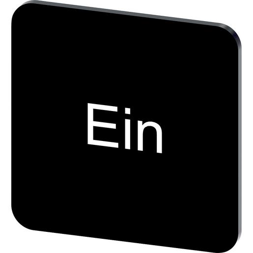 3SU1900-0AF16-0AB0 Bezeichnungsschild 22x22mm, Schild schwa