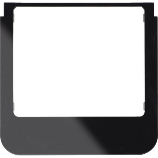 13192145 Designrahmen rund schwarz glänzend