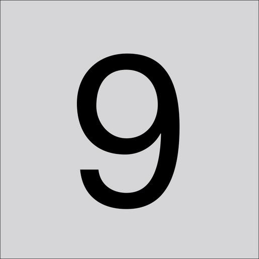 99221.003.9 Folienziffer H 60 mm, Ziffer 9